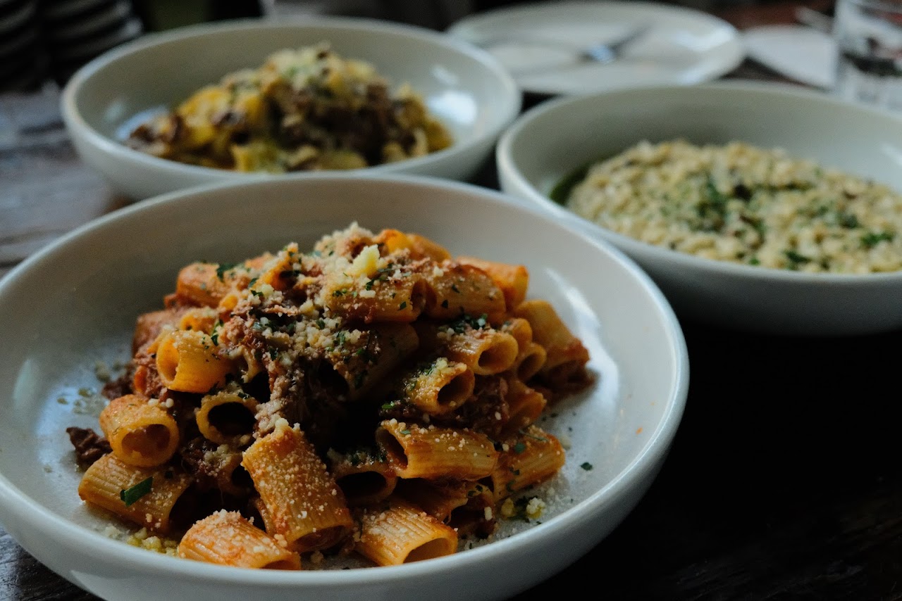 Bowls of pasta served at Fratelli Fresh Darling Harbour
